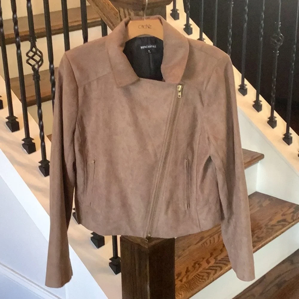 J. Crew Mercantile Faux Suede Jacket